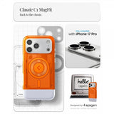 Spigen iPhone 17 Pro Skal Classic C1 MagFit Tangerine