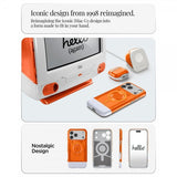 Spigen iPhone 17 Pro Skal Classic C1 MagFit Tangerine