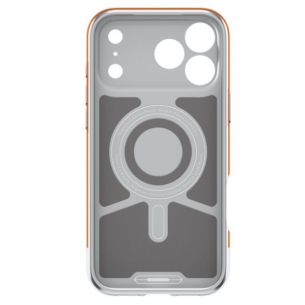 Spigen iPhone 17 Pro Skal Classic C1 MagFit Tangerine