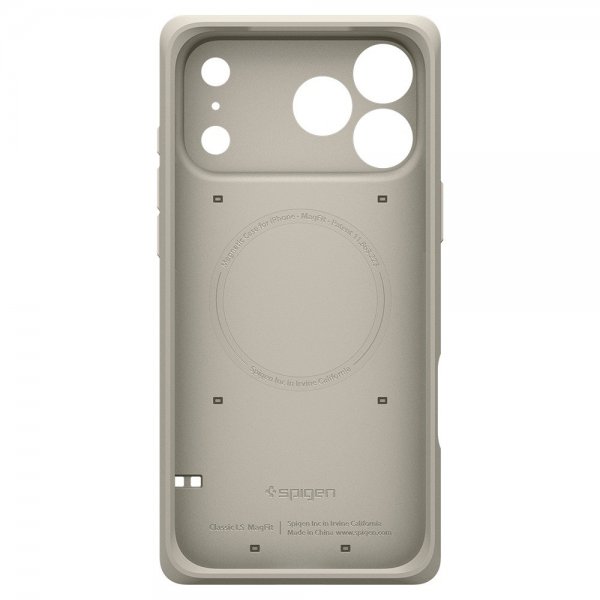 Spigen iPhone 17 Pro Skal Classic LS MagFit Stone