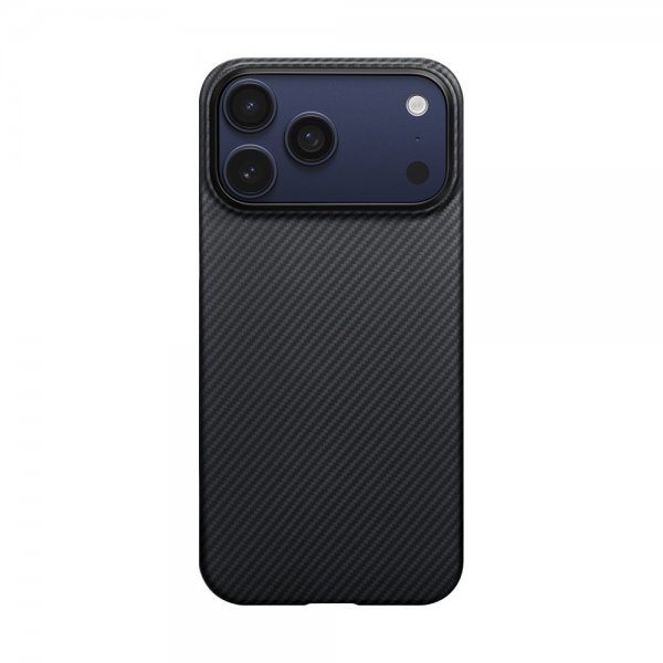 Pitaka iPhone 17 Pro Skal Edge Black/Grey Twill