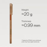 Pitaka iPhone 17 Pro Skal Edge Golden Glint