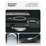 Spigen iPhone 17 Pro Skal Enzo Aramid T MagFit Svart Silver