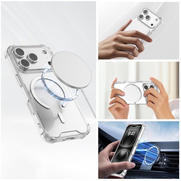 4smarts iPhone 17 Pro Skal Ibiza MagSafe Transparent