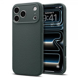 Spigen iPhone 17 Pro Skal Liquid Air Abyss Green