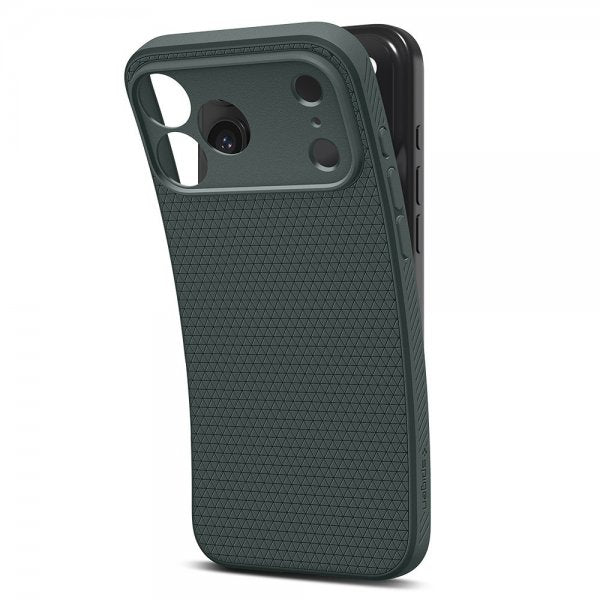Spigen iPhone 17 Pro Skal Liquid Air Abyss Green