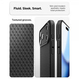 Spigen iPhone 17 Pro Skal Liquid Air Matte Black