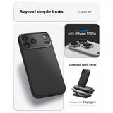 Spigen iPhone 17 Pro Skal Liquid Air Matte Black