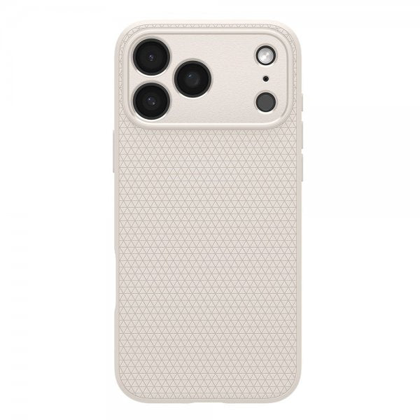 Spigen iPhone 17 Pro Skal Liquid Air Natural Titanium
