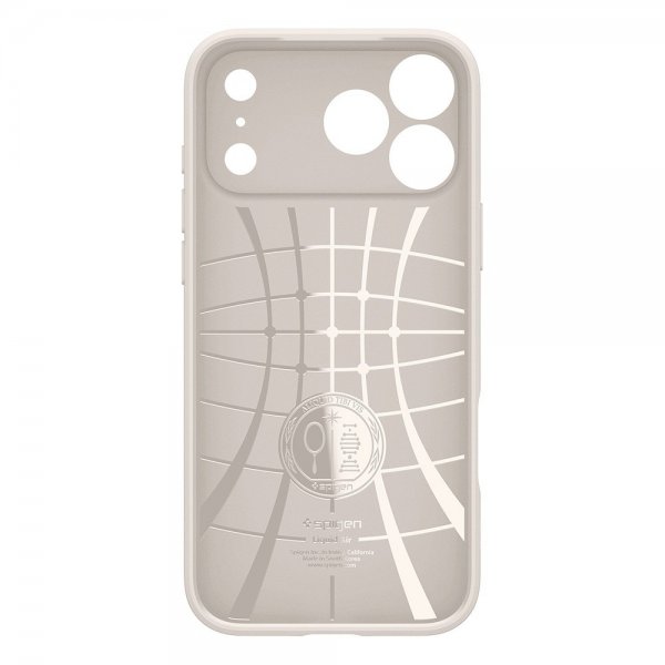 Spigen iPhone 17 Pro Skal Liquid Air Natural Titanium