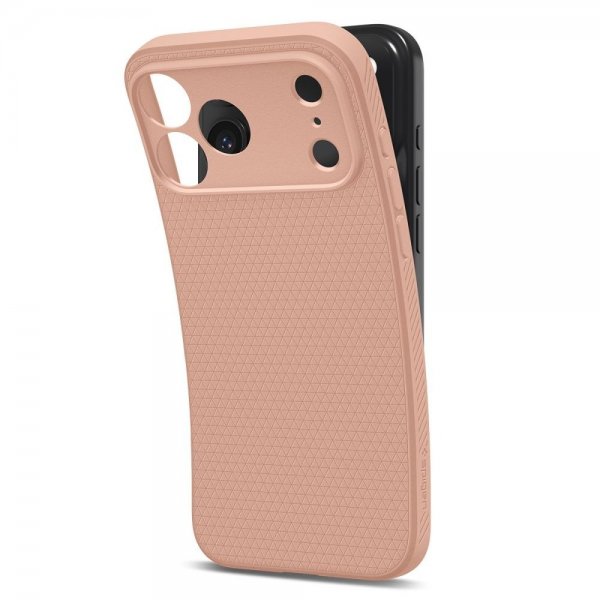 Spigen iPhone 17 Pro Max Skal Liquid Air Titanium Pink