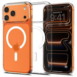 Spigen iPhone 17 Pro Skal Liquid Crystal MagFit Clear White