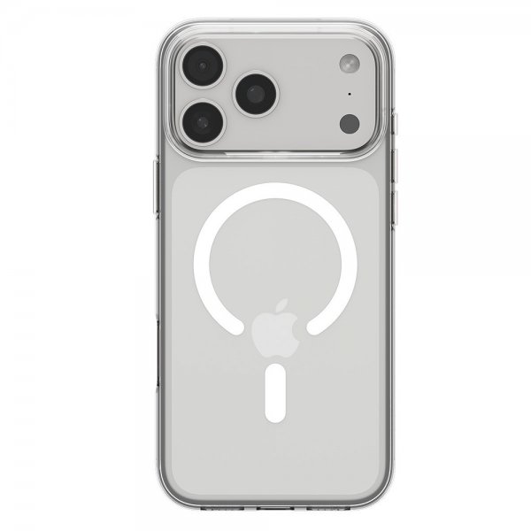 Spigen iPhone 17 Pro Skal Liquid Crystal MagFit Clear White