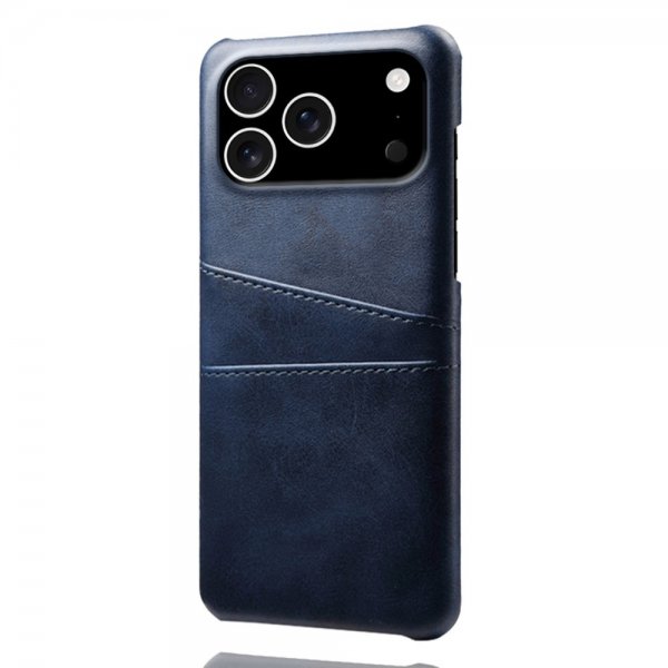 iPhone 17 Pro Skal med två Kortfack Blå