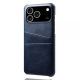 iPhone 17 Pro Skal med två Kortfack Blå