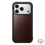 Nomad iPhone 17 Pro Skal Modern Leather Case Horween Rustic Brown