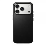 Nomad iPhone 17 Pro Skal Modern Leather Case Svart