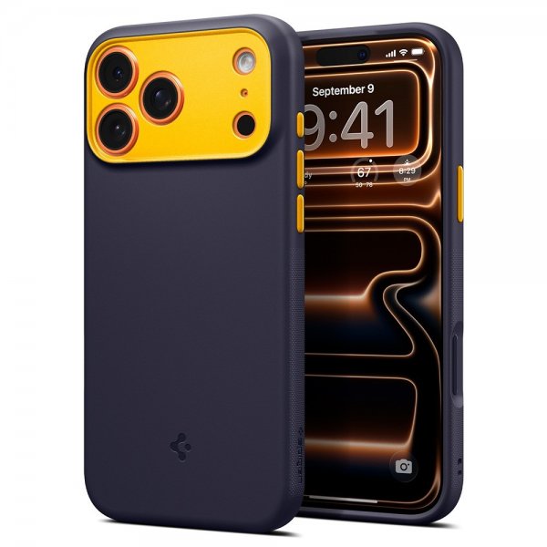 Spigen iPhone 17 Pro Skal Nano Pop MagFit Blueberry Navy
