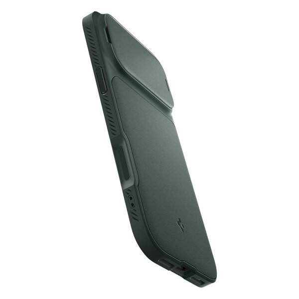 Spigen iPhone 17 Pro Skal Optik Armor MagFit Abyss Green