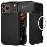 Spigen iPhone 17 Pro Skal Optik Armor MagFit Svart