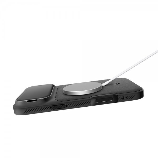 Spigen iPhone 17 Pro Skal Optik Armor MagFit Svart