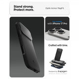 Spigen iPhone 17 Pro Skal Optik Armor MagFit Svart