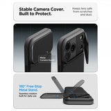 Spigen iPhone 17 Pro Skal Optik Armor MagFit Svart