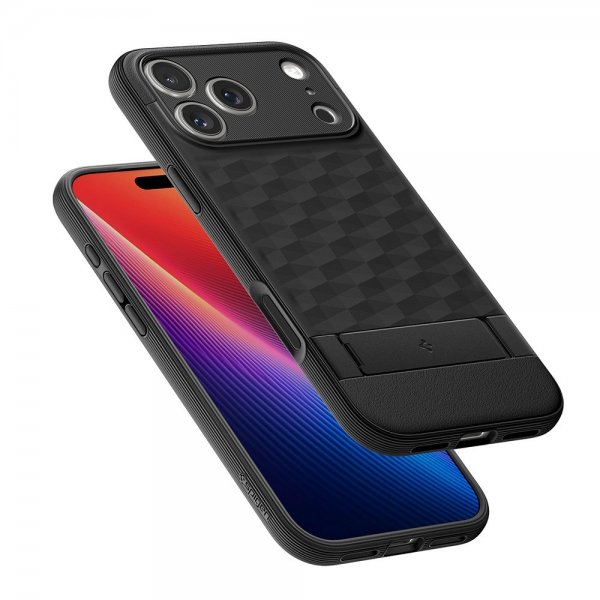 Spigen iPhone 17 Pro Skal Parallax S MagFit Matte Black
