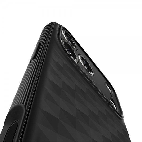Spigen iPhone 17 Pro Skal Parallax S MagFit Matte Black
