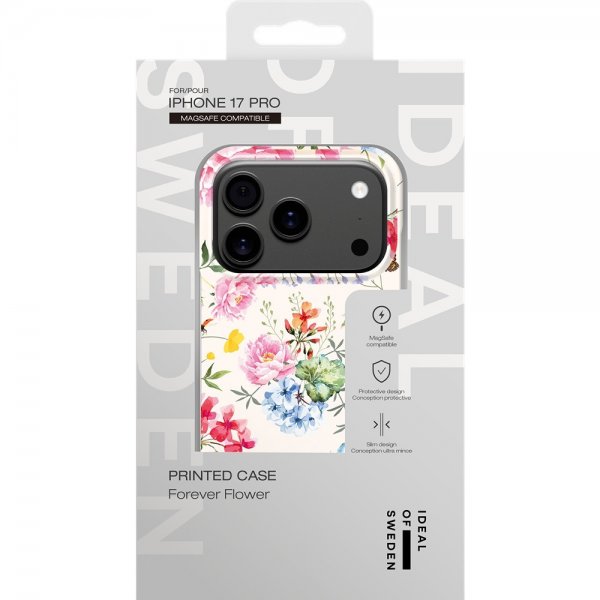 Ideal of Sweden iPhone 17 Pro Skal Printed Case MagSafe Forever Flower