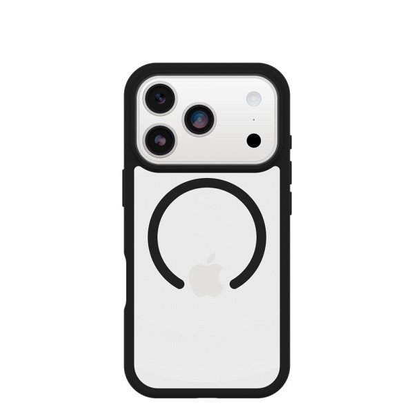Otterbox iPhone 17 Pro Skal React MagSafe Black Crystal