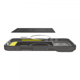 Spigen iPhone 17 Pro Skal Rugged Armor MagFit Grå