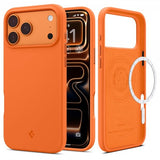 Spigen iPhone 17 Pro Skal Silicone Fit MagFit Cosmic Orange