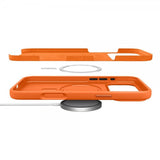 Spigen iPhone 17 Pro Skal Silicone Fit MagFit Cosmic Orange