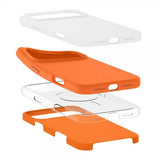 Spigen iPhone 17 Pro Skal Silicone Fit MagFit Cosmic Orange