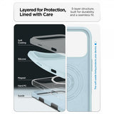 Spigen iPhone 17 Pro Skal Silicone Fit MagFit Mute Blue