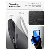 Spigen iPhone 17 Pro Skal Silicone Fit MagFit Svart