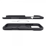 Spigen iPhone 17 Pro Skal Silicone Fit MagFit Svart