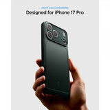 Spigen iPhone 17 Pro Skal Thin Fit MagFit Abyss Green