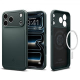 Spigen iPhone 17 Pro Skal Thin Fit MagFit Abyss Green