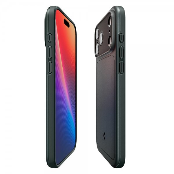 Spigen iPhone 17 Pro Skal Thin Fit MagFit Abyss Green