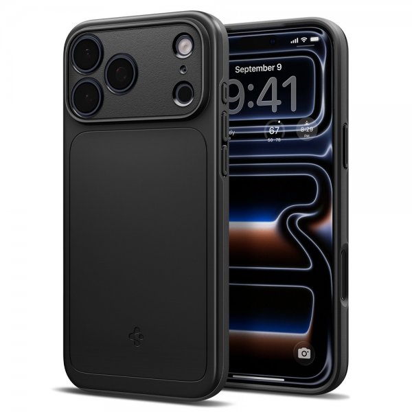 Spigen iPhone 17 Pro Skal Thin Fit MagFit Svart