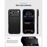 Spigen iPhone 17 Pro Skal Thin Fit MagFit Svart