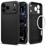 Spigen iPhone 17 Pro Skal Thin Fit MagFit Svart