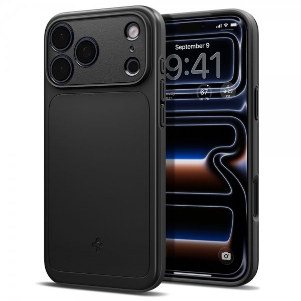 Spigen iPhone 17 Pro Skal Thin Fit MagFit Svart