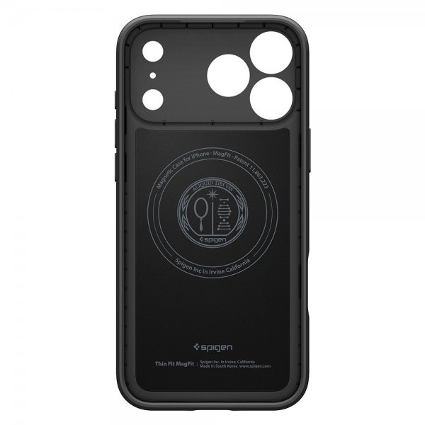 Spigen iPhone 17 Pro Skal Thin Fit MagFit Svart