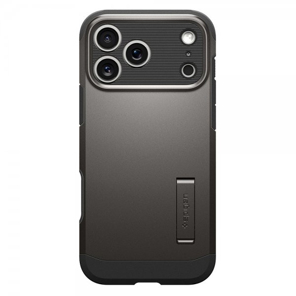Spigen iPhone 17 Pro Skal Tough Armor T MagFit Gunmetal