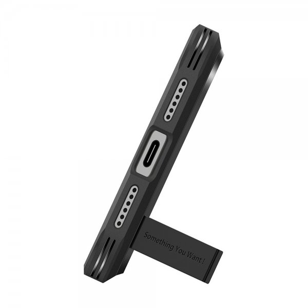 Spigen iPhone 17 Pro Skal Tough Armor T MagFit Svart