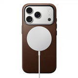 Nomad iPhone 17 Pro Skal Traditional Leather Case Brun
