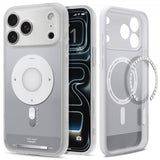 Spigen iPhone 17 Pro Skal Ultra Hybrid Classic MagFit Silver